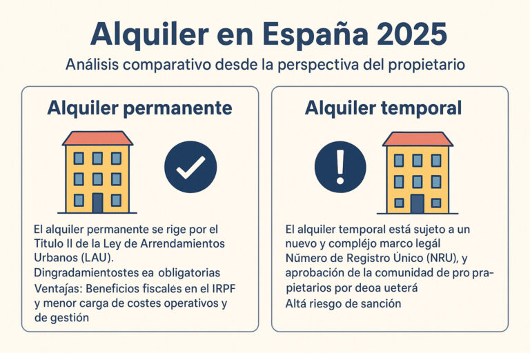 Alquiler permanente vs temporal
