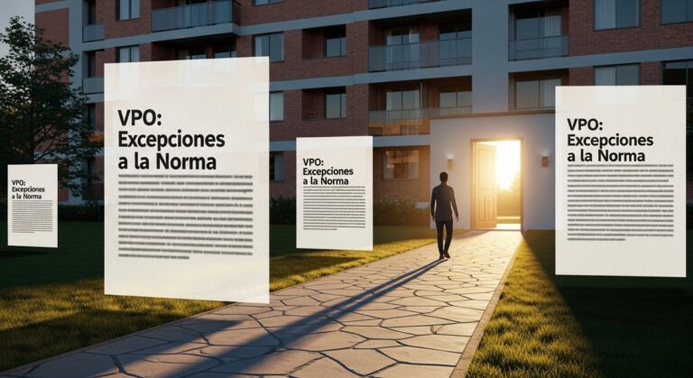 Persona entrando en portal con hojas delante